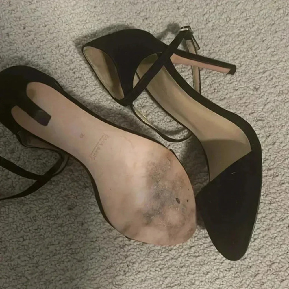 Zara Black Wrap Heel​​​​​​​​​​​​​​‎ - Picture 3 of 5